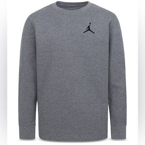 Jordan Boys Long SleeveWaffled Knit Tee